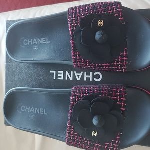 Authentic Chanel slides